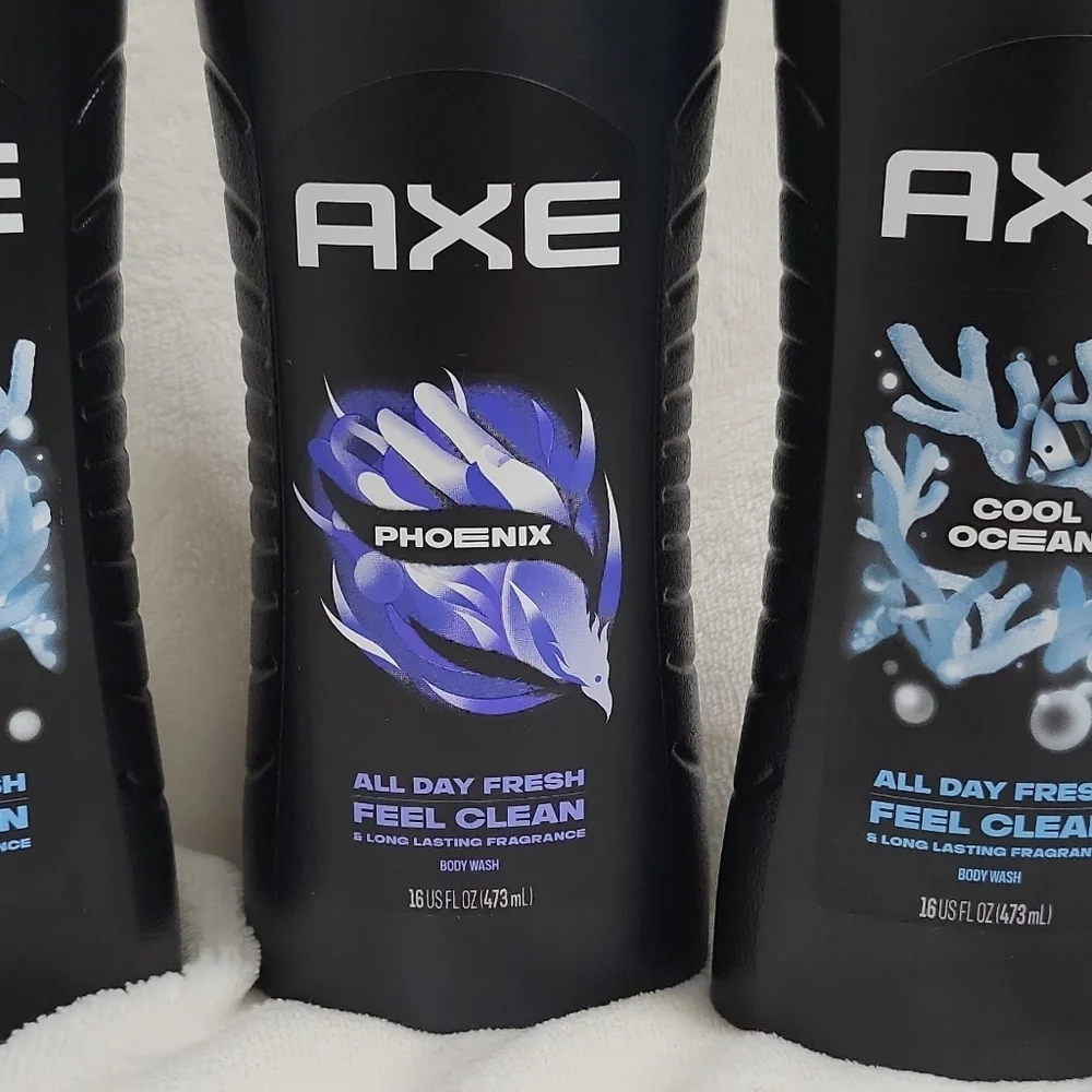 Axe Body Wash Set - Cool Ocean and Phoenix